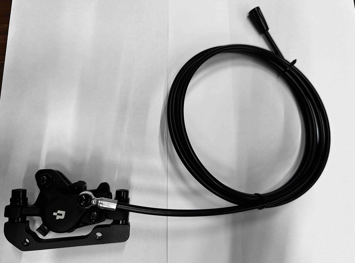 REAR HYDRUALIC BRAKE line with caliper (PUNK)
